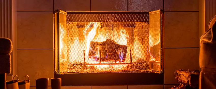 Mendota Hearth Landscape Fireplace Installation in Bothell West, Washington