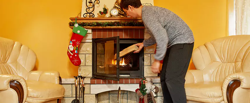Rusted Metal Fireplace Restoration in Bothell West, Washington
